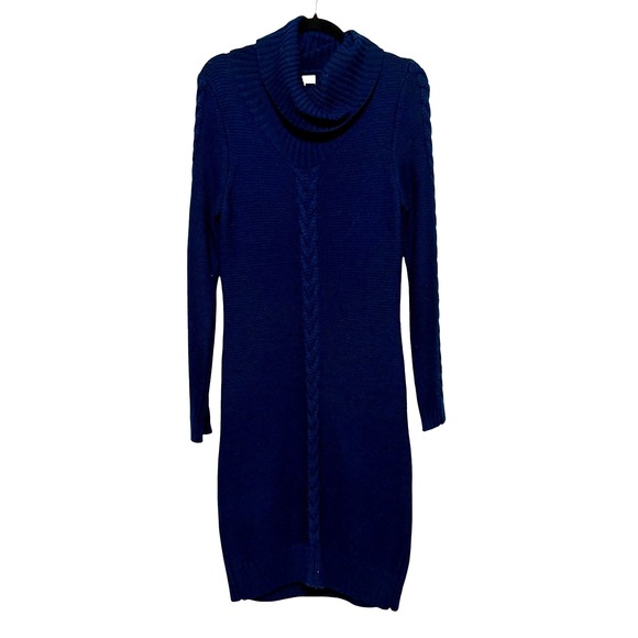 Banana Republic Dresses & Skirts - Banana Republic Old Money Wool Blend Cable Knit Sweater Dress Women Sz S Winter